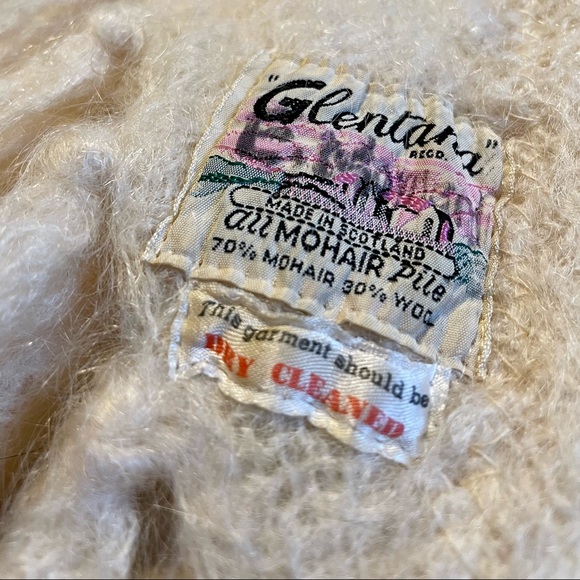 Vintage Glentana 70% Mohair Scarf | EUC OS Made in Scotland - Picture 7 of 15